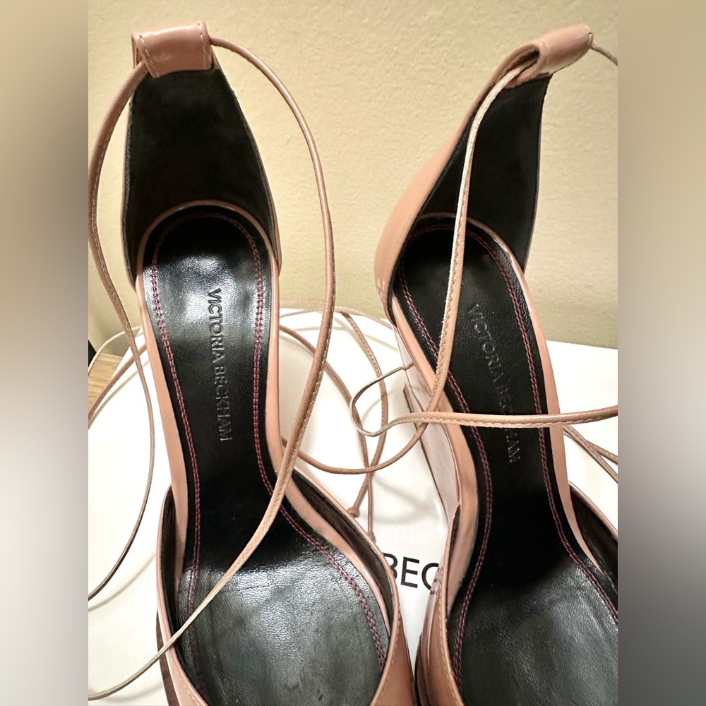 Victoria Beckham loafer wedge pump patent leather Size EU 38 / US 8 - Picture 5 of 15